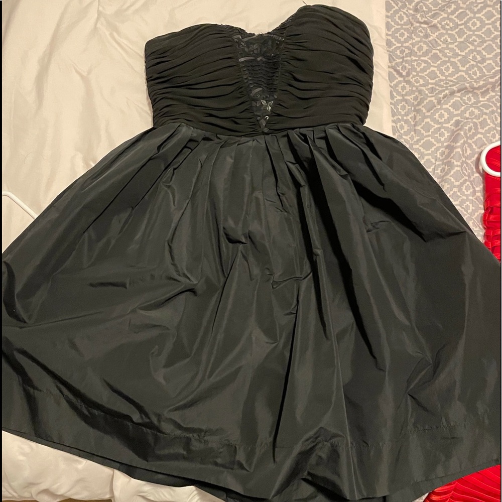 Strapless cocktail dress